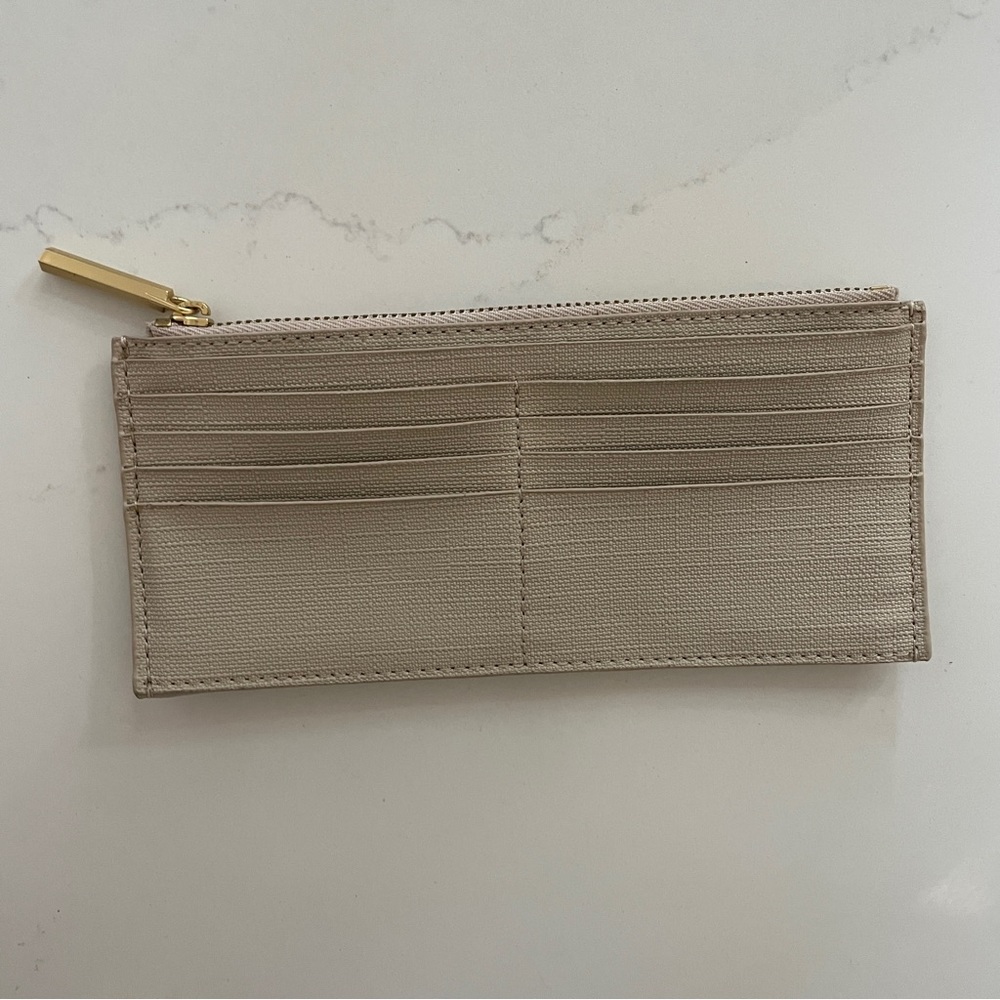 Dagne Dover Original Convertible Clutch Wallet with Shoulder Chain - Linen - Picture 9 of 16